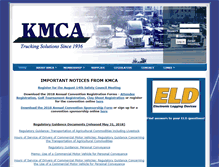 Tablet Screenshot of kmca.org